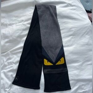 FENDI Monster Eyes Scarf with mouth zipper | RARE